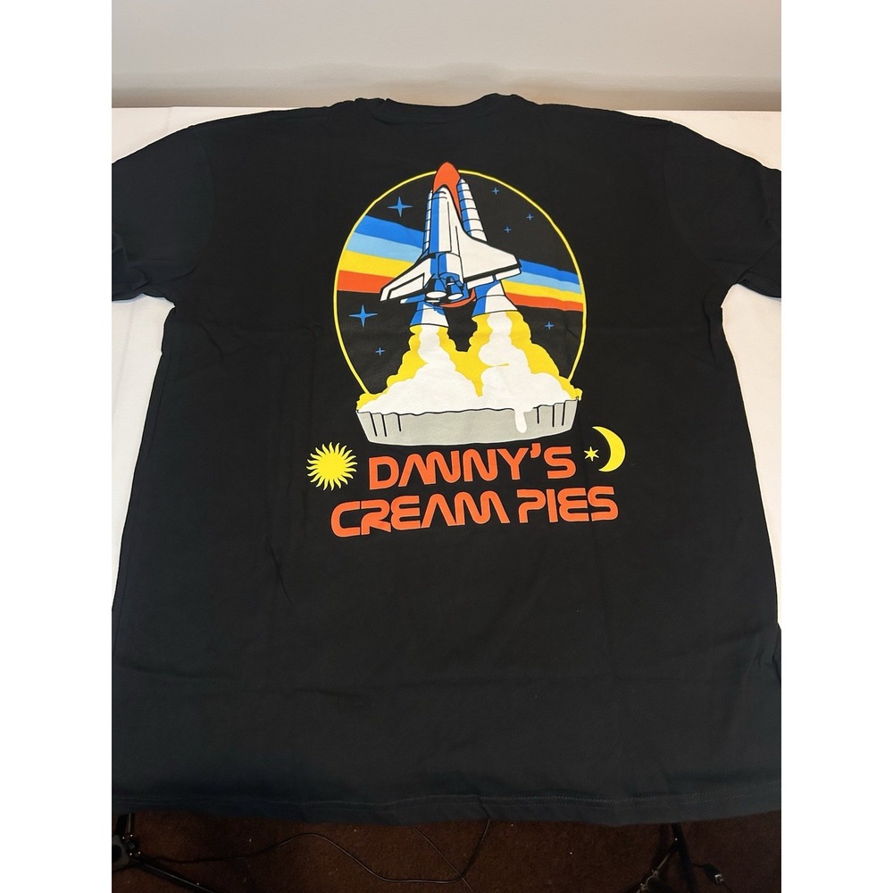 Danny Duncan Space Pies Black Men's Tee Size Large